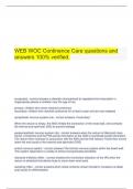  WEB WOC Continence Care questions and answers 100&percnt; verified&period;