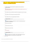 CWV 101 TOPIC 5 QUESTIONS AND ANSWERS BEST SCORE A&plus; &comma;ASSURED SUCCESS