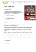 Test Bank For Understanding Pathophysiology 7th Edition by Huether, McCance chapter 1-44 |Complete Guide Newest Version 2023