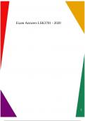 Exam Answers LSK3701 - 2020