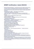 BRMP Certification &vert; latest 2023&sol;24