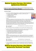 Test Bank For Medical-Surgical Nursing 10th Edition Concepts for Interprofessional Collaborative Care by Donna Ignatavicius&comma; M&period; Linda Workman 9780323612425 Chapter 1-69 Complete Guide &period;