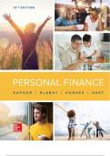 Personal Finance 13Th Ed By  Jack Kapoor - Test Bank