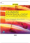 Test Bank for Human Physiology&colon; An Integrated Approach 8th Edition by Dee Unglaub Silverthorn - Complete&comma; Elaborated & Latest Test Bank&period; ALL Chapters &lpar;1-26&rpar; Included & Updated