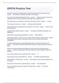 OPOTA Practice Test Questions with solutions 2023