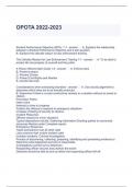 OPOTA 2022&vert;2023 QUESTIONS AND ANSWERS GRADED A&plus;