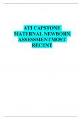 ATI capstone_maternal_newborn_assessment most recent (VERIFIED A+)