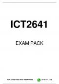 ICT2641 EXAM PACK 2023