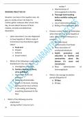 NURS 101 NURSING PRACTICE STUDY GUIDE PART III WITH ANSWERS