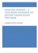 pediatric nursing a case based approach 1st  edition tagher knapp test bank