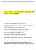  Case Study 97 Hyperthyroidism questions and answers well illustrated.