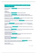 NICET LEVEL III WATER BASED LAYOUT &lpar;Exam Solutions 2023&sol;2024&rpar;