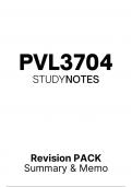PVL3704 NOTES