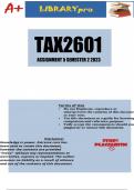 TAX2601 Assignments BUNDLE 2023