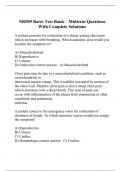 NR509 Bates Test Bank &ndash; Midterm Questions With Complete Solutions