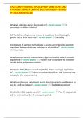 CRCR EXAM MULTIPLE CHOICE PREP QUESTIONS AND ANSWERS NEWEST UPDATE 2023&sol;2024 BEST GRADED A&plus;&comma;ASSURED SUCCESS