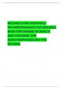 MCCANCE AND HUETHER&rsquo;S&comma; PATHOPHYSIOLOGY&colon;THE BIOLOGIC BASIS FOR DISEASE IN ADULTS AND CHILDREN&comma; 9TH ED&lpar;PATHOPHYSIOLOGY 9TH EDITION&rpar;