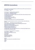 OPOTA Corrections Questions with Rated solutions 2023