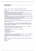 OPOTA B Questions and Answers 2023