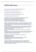 OPOTA 2023 &lpar;new&rpar; Questions and Answers 2023