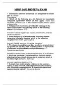 NRNP 6675 Midterm Exam 2023