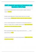 CEPT&semi; Bobtail operations Questions and Answers 100&percnt; Pass