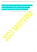 MIDTERM  Ati fundamentals proctored exam latest  2023 HIGHGRADE PASS&excl;&excl;&excl; With 400 brand new questions and verified answers & rationales