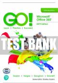 Test Bank For GO! Microsoft Office 365: Introductory 2019 1st Edition All Chapters - 9780135417812