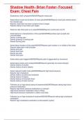 Shadow Health- Brian Foster- Focused Exam&colon; Chest Pain