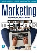 Marketing Real People Real Choices 11th Edition Test Bank