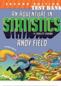An Adventure in Statistics, 2nd Edition by Field Test Bank