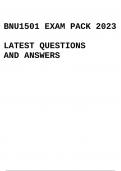 BNU1501 EXAM PACK AND NOTES