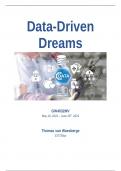 Summary Data Driven Dreams