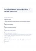 PATHOPHYSIOLOGY 9TH EDITION CHAPTER 1 MCCANCE TEST BANK 2023 (A+ GRADED)