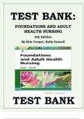 FOUNDATIONS AND ADULT HEALTH NURSING 8TH EDITION TEST BANK