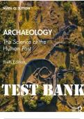 Test Bank for Archaeology The Science of the Human Past, 6e Mark Sutto