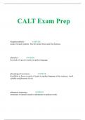 CALT Exam Prep 2023/2024