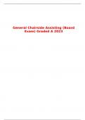 General Chairside Assisting (Board Exam) Graded A 2023