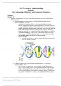 N5315 Advanced PathophysiologyGeneticsCore Knowledge Objectives with Advanced Organizers