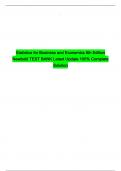 Statistics for Business and Economics 8th Edition Newbold TEST BANK Latest Update 100&percnt; Complete Solution 