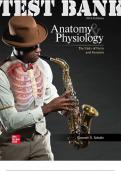 TEST BANK for Anatomy & Physiology&colon; The Unity of Form and Function&comma; 10th Edition by Kenneth Saladin  &vert; Complete 29 Chapters