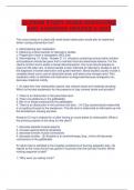 GI EXAM STUDY GUIDE QUESTIONS AND ANSWERS GRADED A 2023