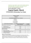 I HUMAN CASE NR431 CASE STUDY SEPTIC SHOCK JACK HOLMES 72 yrs OLD CAUCASSIAN REAL REVIEW AS PER MARKING SCHEME.