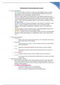 Fundamentals of Nursing Important concepts latest 2023&sol;2024