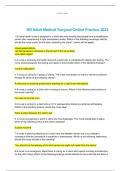 RN Adult Medical Surgical Online Practice 2023&sol;2024 100&percnt; CORRECT