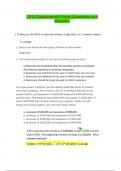 WGU C214 Supplemental Study Questions and Answers.