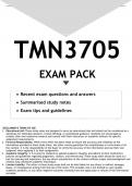TMN3705 EXAM PACK 2026 - DISTINCTION GUARANTEED