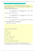 MATH 110 Module 4 Exam Questions and Answers- Portage Learning