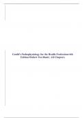 Gould's Pathophysiology for the Health Professions 6th Edition Hubert Test Bank &vert; All Chapters