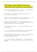 PDG Study Guide &lpar;SSGT&rpar; Extremely Important exam questions and answers&period;